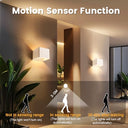 YindaLux - Pack of 2 Motion Sensor Wall Lights, USB Rechargeable, 3000 mAh