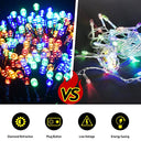 KICLBD - 16 String Lights for Trees, 400 LED, 1.75m Height, 8 Modes