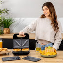 Cecotec Rock'nToast Combo 800W Sandwich Maker With Non-Stick Plates