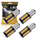 Sidaqi 4 Pack BA15S Amber LED Bulbs for Turn Signal Lights