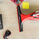 Stark - Cordless Window Vacuum Cleaner WC 2000, Removable Tank, Spray Bottle, 2 Microfibre Covers