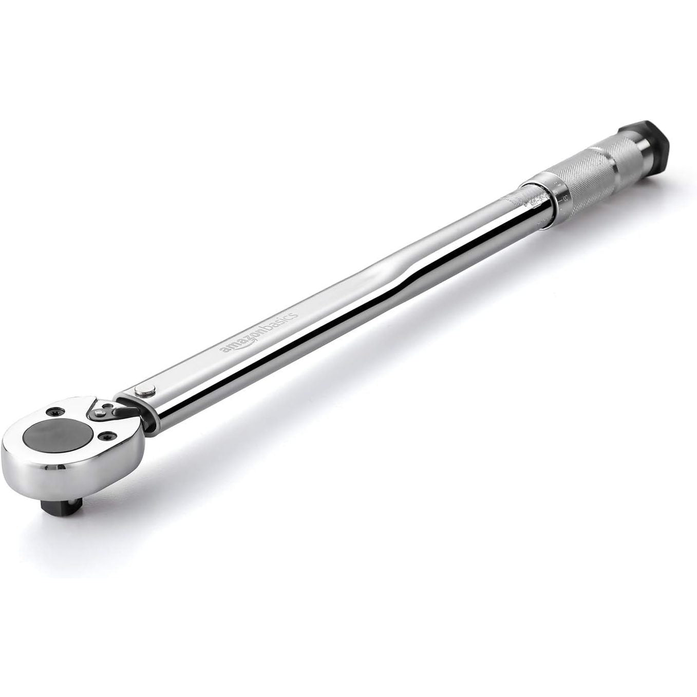 Amazon Basics - 1/2-Inch Drive Click Torque Wrench, 25-250 ft-lb, 33.9-338.9 Nm
