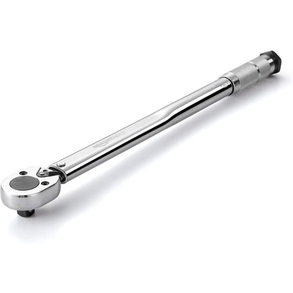 Amazon Basics - 1/2-Inch Drive Click Torque Wrench, 25-250 ft-lb, 33.9-338.9 Nm