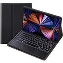 Heucyl - Lenovo Tab P12 12.7" Keyboard Case, Detachable Touchpad, Backlit, French Keyboard, Ultra Slim, Black