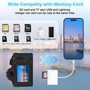 Mtakya - Lightning to SD/TF Card Reader & USB OTG Adapter for iPhone