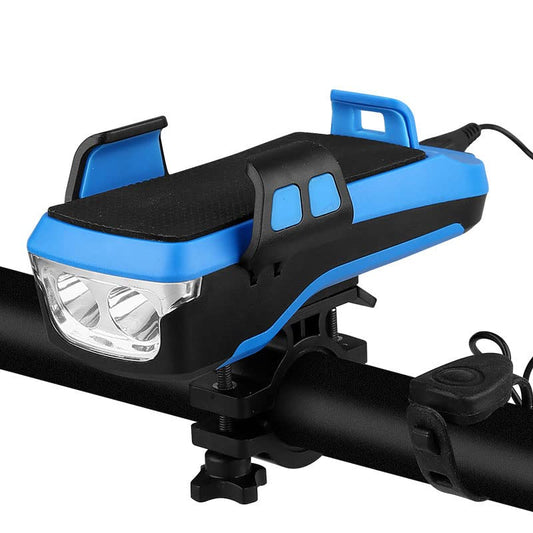 BikePro - 4 In 1 Waterproof Bike Phone Holder With Solar Power Bank & Bell