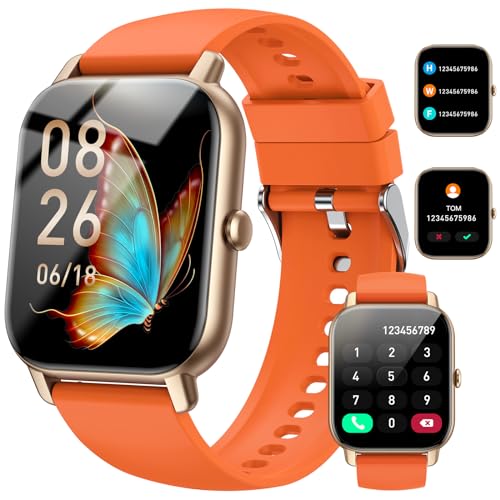 Nerunsa - Smart Watch With Call Function, 1.85" Fitness Tracker, IP68 Waterproof