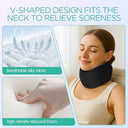 Voyor-Health - Adjustable Cervical Collar, Soft Foam Neck Support for Pain Relief