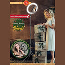 Lipety - 10" LED Ring Light with Tripod, Phone Holder & Remote Control