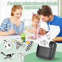 GukkK - Portable Wireless Thermal Photo Printer for Mobile Printing & Labels