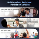 Letwesaf - Wireless AI Language Translation Earbuds for 144 Languages, Real-Time Communication, Bluetooth Connectivity