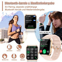 Pasonomi - Women's Smartwatch with Phone Function, 1.91" Touchscreen, IP68 Waterproof, Heart Rate Monitor