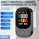 Gedsffati - 4-in-1 Gas & CO Detector with HD Screen, Propane & Methane Alarm