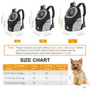 M Muncaso - Dog Carrier Backpack for Small Pets, Breathable Design, Waterproof, Airline Approved
