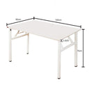 Sogesfurniture Folding Computer Desk with Particle Wood Chipboard Top