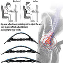 Hotbest - Adjustable Back Stretching Device with Acupressure Points for Pain Relief