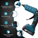 Mellif - Cordless Glue Gun for Bosch 18V Battery, Fast Preheating, 20 Pcs Sticks