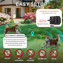 Iiglowing - GPS Wireless Dog Fence System, 33-999 Yards Range, Rechargeable Collar, Smart Pet Containment