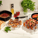 Cecotec - 8-Piece Accessory Kit for 5-6.5L Oil-Free Fryer, Non-Stick, BPA-Free