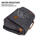 Estarer - Durable Grey Laptop Bag for 15-15.6 inch Devices, Water Resistant, Messenger Style, Reinforced Zippers