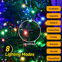 KICLBD - 16 String Lights for Trees, 400 LED, 1.75m Height, 8 Modes
