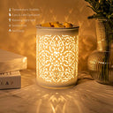 Earnest Living - Electric Ceramic Wax Melt Burner for Essential Oils and Scented Waxes
