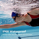 Mtoxw - Bone Conduction Waterproof Headphones, 8H Playtime, IP68 Rating, Bluetooth 5.3