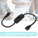 Greluma - Raspberry Pi Power Switch with Micro USB, Push On/Off for Multiple Models