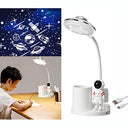 Hallocool Astronaut Desk Lamp with Projection Light and Pen Holder