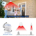 NineLeaf - Wireless Doorbell with Motion Sensor, 36 Melodies, 120m Range