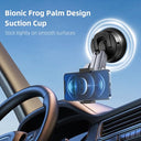 Reygeak - Aluminum Alloy Suction Cup Car Mount with 360° Rotation & 1/4 Thread