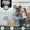 Heatzy - Smart Heating Thermostat for Electric Heaters, App Control, Room Management