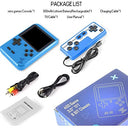 Etparkk - Handheld Game Console with 400 Classic Games, 2.8" IPS Screen, TV Connection, Dual Player Support