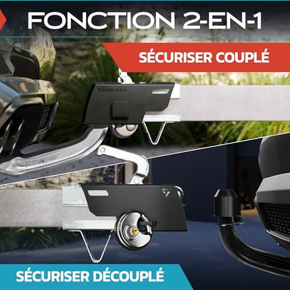 TRIBURG - Trailer Lock With Round Lock And Protective Cap | Robust Security