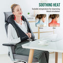 Snailax - Shiatsu Neck and Back Massager with Heat, Deep Kneading Relief