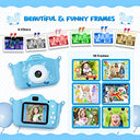 Astgmi - 1080P HD Children's Photo Camera with 32GB SD Card, Blue