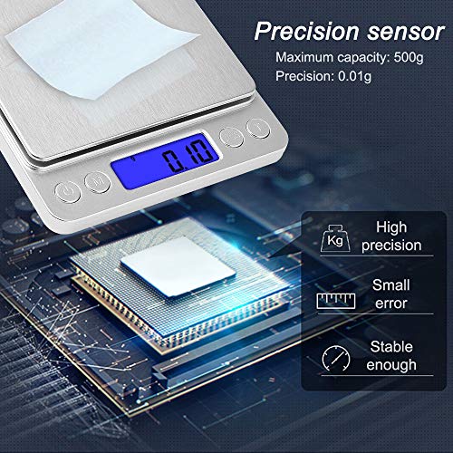 Diyife - Rechargeable 22lb Digital Kitchen Food Scale, Waterproof, Precise Graduation
