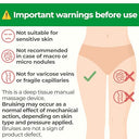 Tesmed - Manual Anti-Cellulite Massager, Patented, Made in Italy, Triple Action