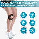 Bodyprox - Adjustable Patellar Tendon Support Belt for Knee Pain Relief, Neoprene, Large