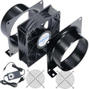 Hose Vary 100mm DC Exhaust Fan for 3D Laser & Grow Tent