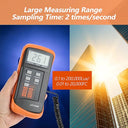 Walfront - Digital Lux Meter LX1330B with LCD Display, 0-200,000 Lux Range