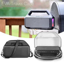 Fuhiueos - Portable Speakers Travel Case with Soft Lining, Waterproof Design, Lightweight & Durable Protection
