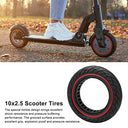 Dilwe Electric Scooter Solid Tire 10X2.5 Inch - Durable & Reliable