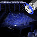 Acboor - 4-Piece LED Starry Sky Projector for Car Ceiling & Interior Atmosphere