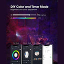 Suppou - LED WiFi Galaxy Projector with RGB Adjustment, Voice Control, Alexa Compatible