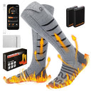 Stay warm with Wuqngi Heated Socks featuring a powerful 5000 mAh battery. Made from soft modal cotton, these socks fit sizes 38-45. Perfect for outdoor activities!
