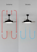 CREATE WIND CLEAR S Smart Ceiling Fan with Light and Remote
