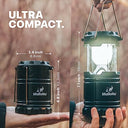 MalloMe - Red And Purple Camping Lanterns, Pack Of 2 Emergency Lights