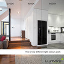 Lumare - Dimmable LED Recessed Spotlight 6W | Set of 9 Warm White Lights