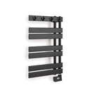 CREATE Electric Wall Towel Rack with Hooks, Black
